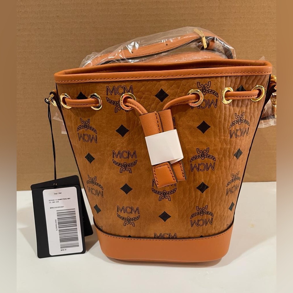 MCM Mini Dessau bucket bag